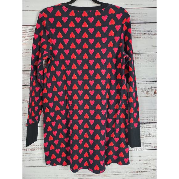 ⬇️SALE⬇️ Victoria's Secret Pajama Dress L Womens Valentines Day Long Sleeve - Picture 6 of 6